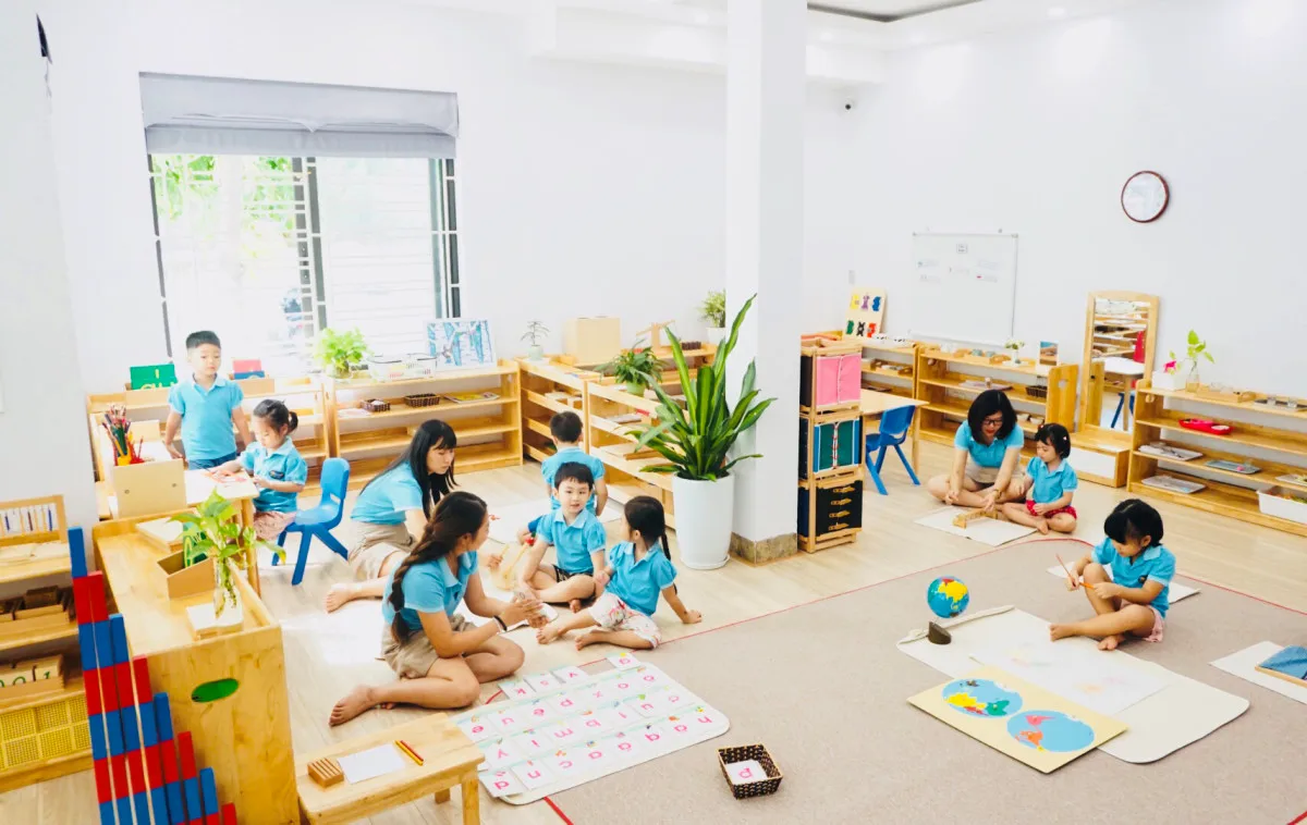Có trường mầm non Montessori nào gần Imperia Sky Garden?
