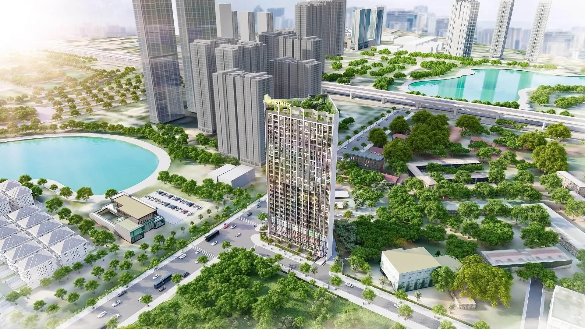 Quy mô và mật độ xây dựng chung cư Trinity Tower quận Thanh Xuân là bao nhiêu?
