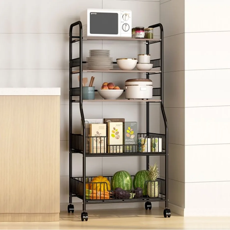 5 mẫu kệ để đồ giúp người trẻ tối ưu hóa không gian căn bếp