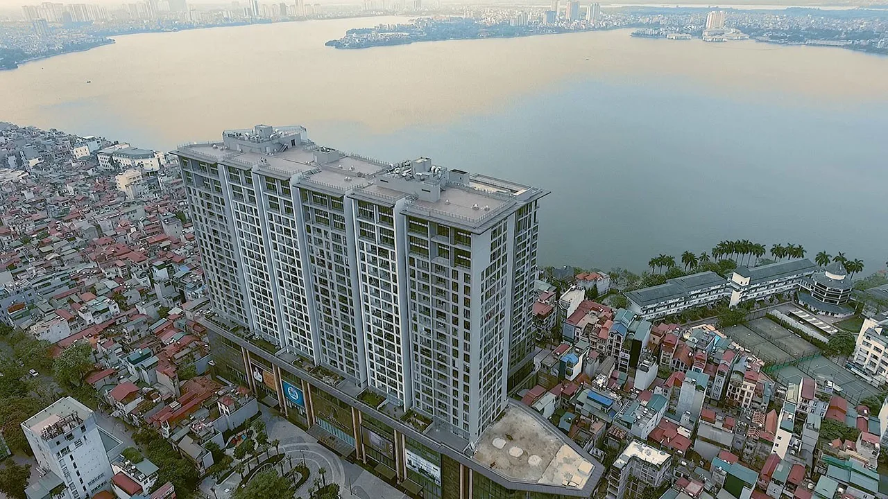 Quy mô và mật độ xây dựng chung cư Sun Grand City Thụy Khuê Residence quận Tây Hồ là bao nhiêu?