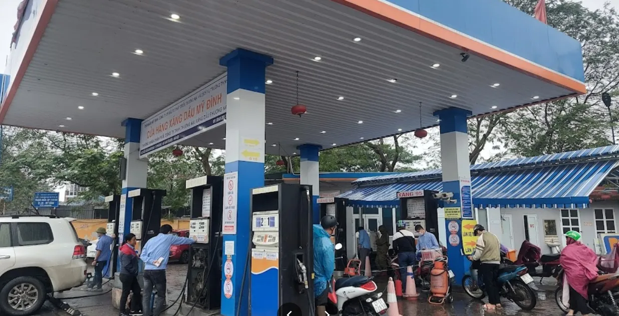 Cây xăng nào gần chung cư Mỹ Đình Pearl quận Nam Từ Liêm nhất?