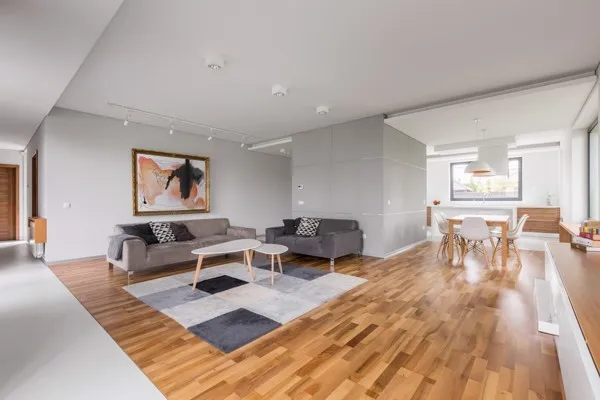 Bật mí cách kết hợp ghế sofa và sàn gỗ ấn tượng, hút mắt