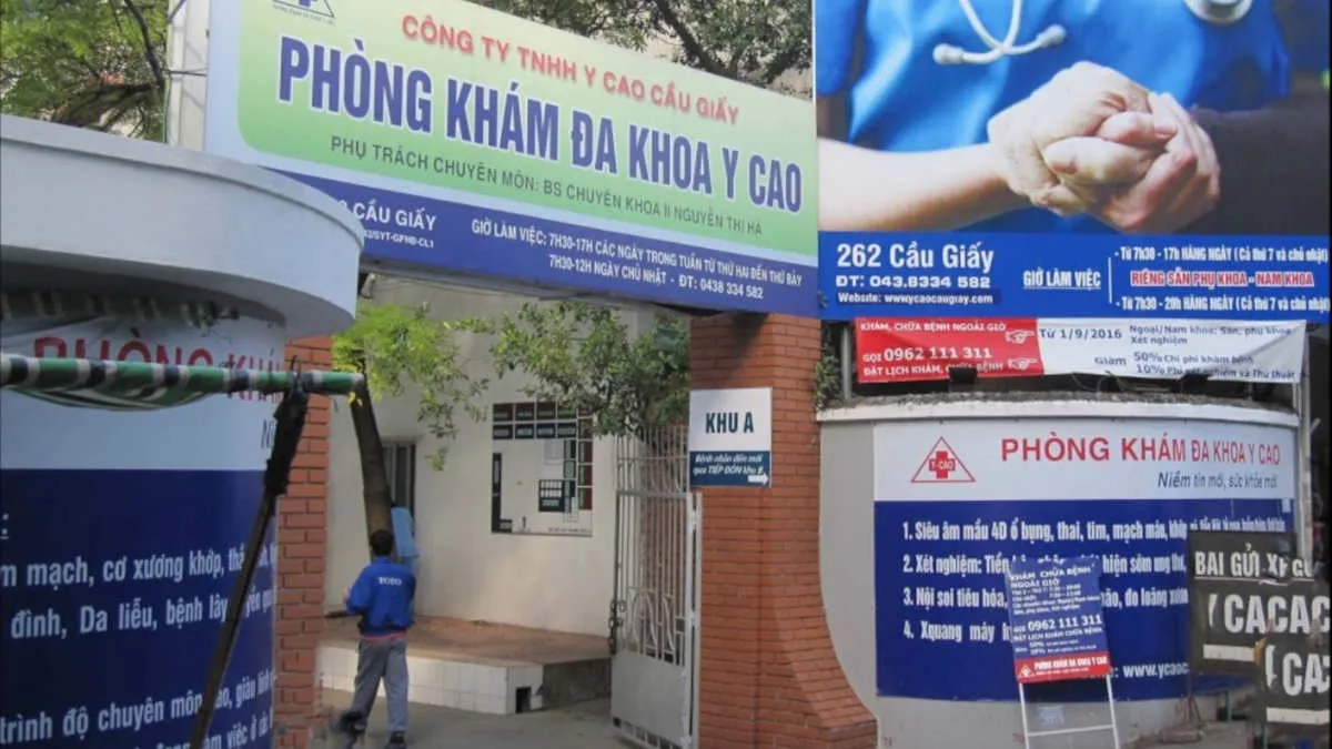 Gần chung cư Indochina Plaza quận Cầu Giấy có phòng khám sản khoa nào không?