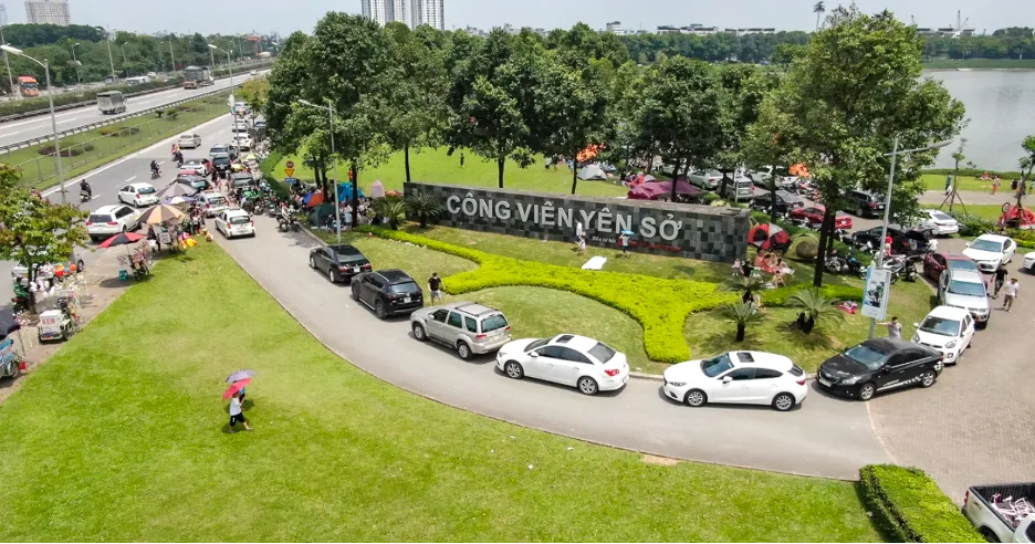 Chung cư Viễn Đông Star quận Hoàng Mai cách công viên Yên Sở bao nhiêu km?