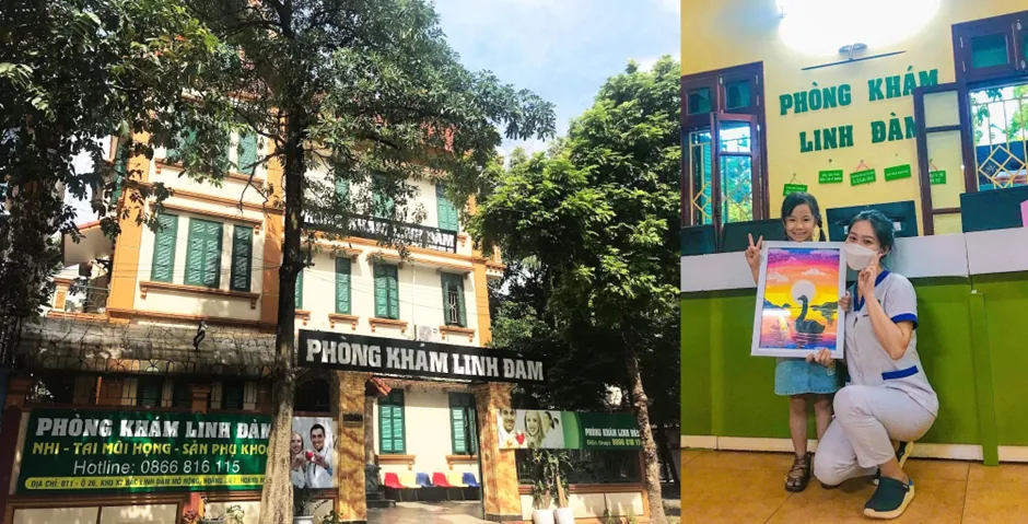 Gần chung cư VP5 Linh Đàm quận Hoàng Mai có phòng khám bệnh nào không?