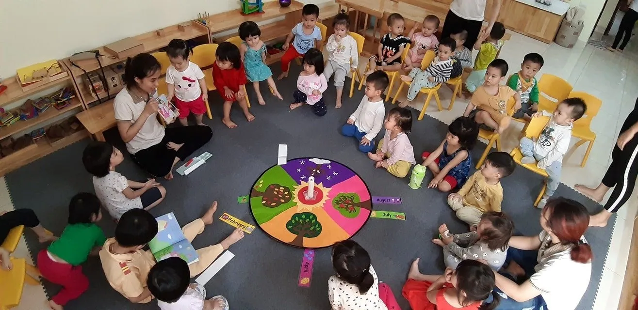 Gần chung cư AQH Riverside quận Long Biên có các trường mầm non nào?