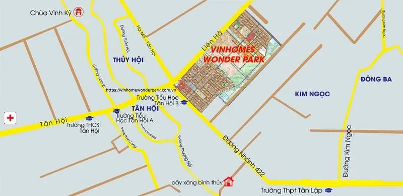 Dự án Vinhomes Đan Phượng có những tuyến đường nào đi qua?