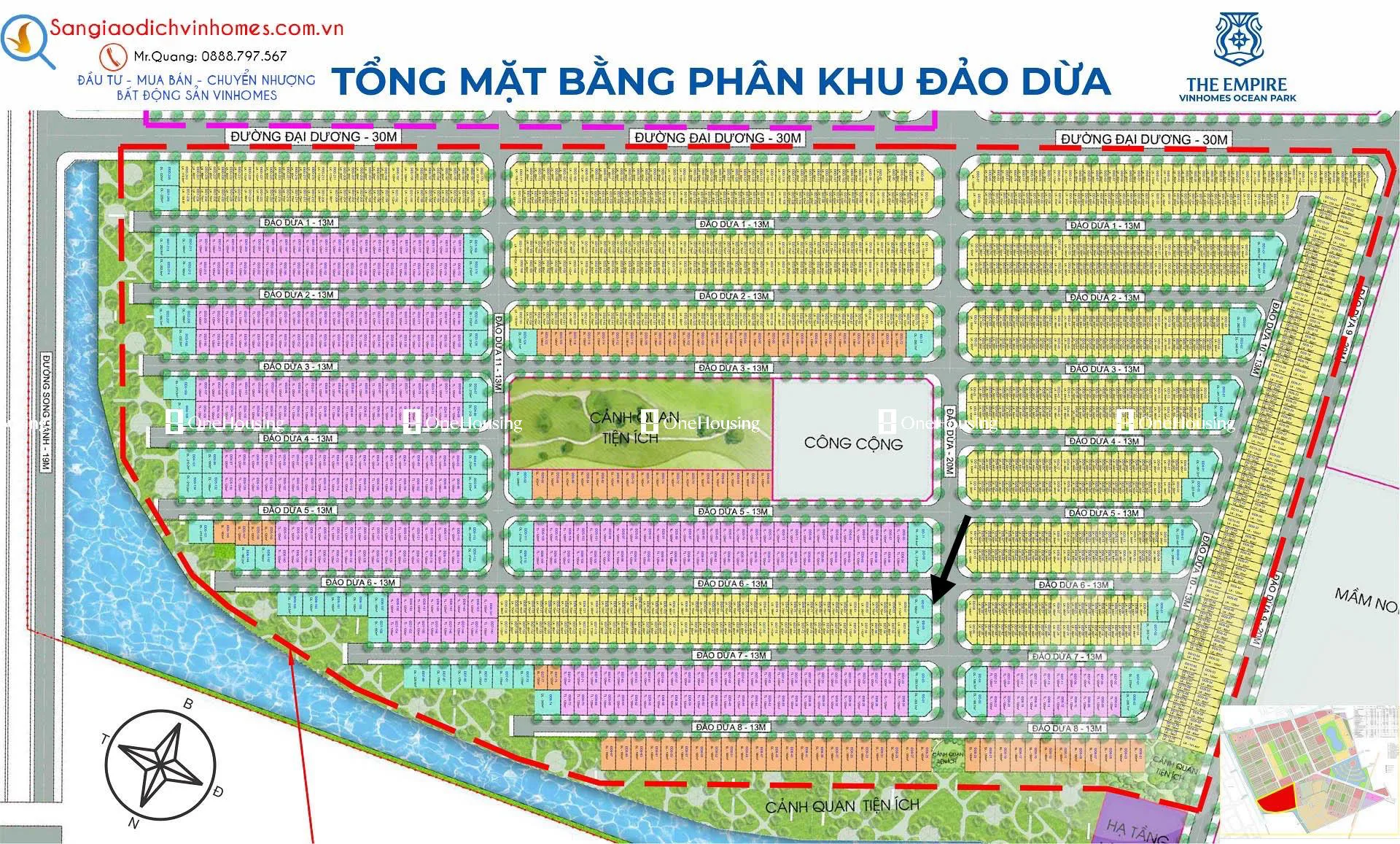 Biệt thự Đảo Dừa - Vinhomes Ocean Park 2 - The Empire