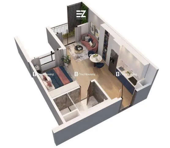 Căn Studio toà ZR3 - The Zurich - Vinhomes Ocean Park