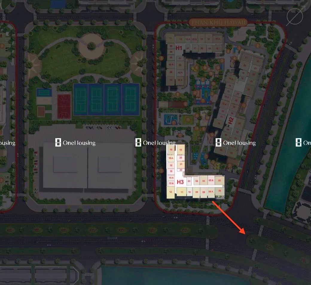 Căn 2PN toà H3 - Hawaii - Masteri Waterfront