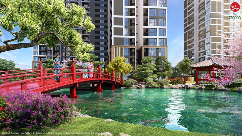 anh tien ich Phan khu The Zenpark du an Vinhomes Ocean Park 2
