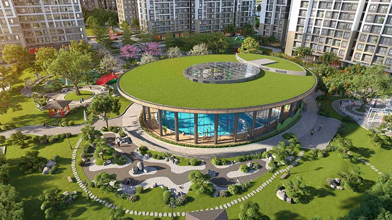 anh tien ich Phan khu The Sakura du an Vinhomes Smart City 1