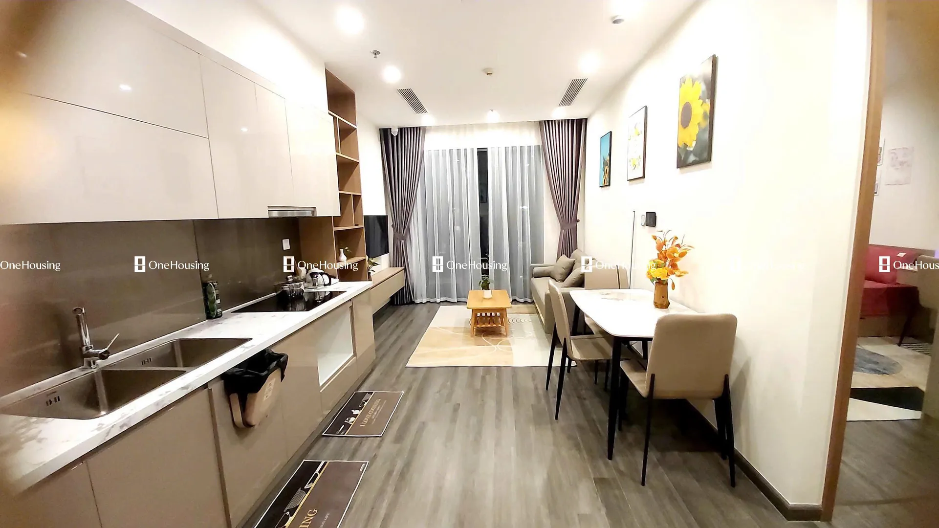 Căn 1PN toà R1.01 - The Zenpark - Vinhomes Ocean Park