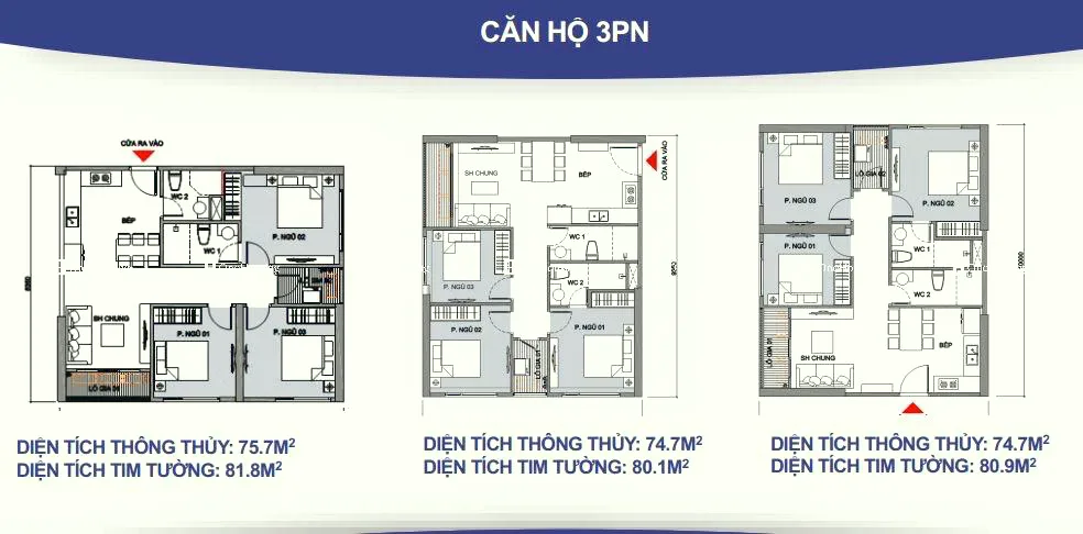 Căn 3PN toà S2.05 - The Sapphire - Vinhomes Ocean Park