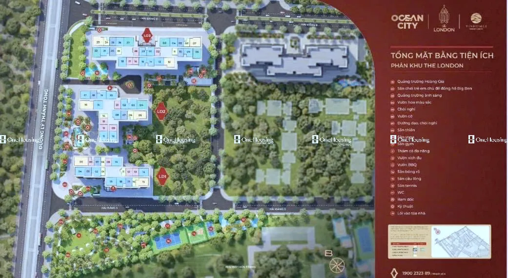 Căn 2PN toà LD2 - The London - Vinhomes Ocean Park