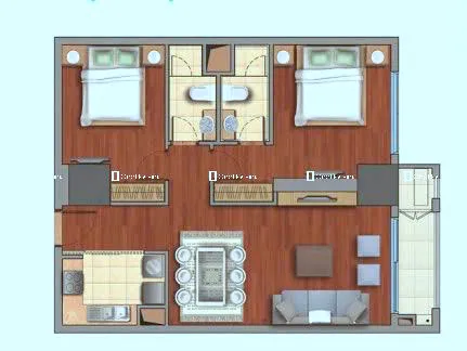 Căn 2PN toà R5 - Vinhomes Royal City