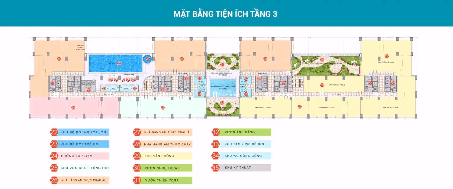 Căn 1PN toà B1 - Phương Đông Green Park