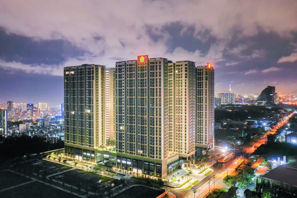Diện tích căn hộ chung cư Q7 Saigon Riverside Quận 7 là bao nhiêu m2?