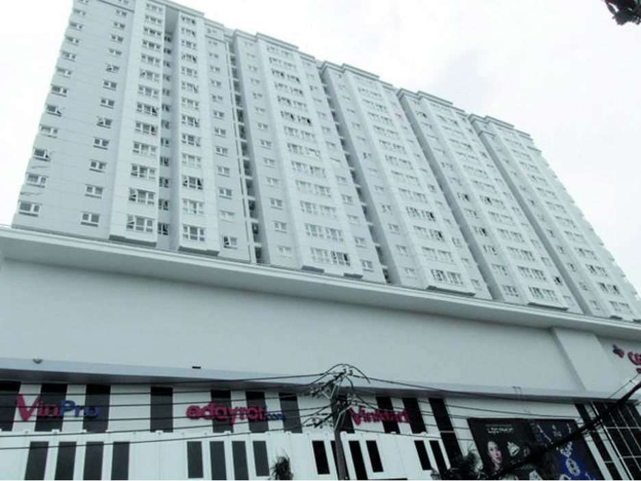 Căn hộ chung cư SaigonRes Plaza có diện tích bao nhiêu m2?
