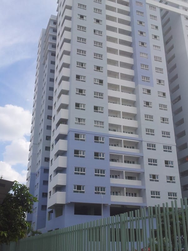 Diện tích căn hộ chung cư Tân Hương Tower quận Tân Phú là bao nhiêu m2?