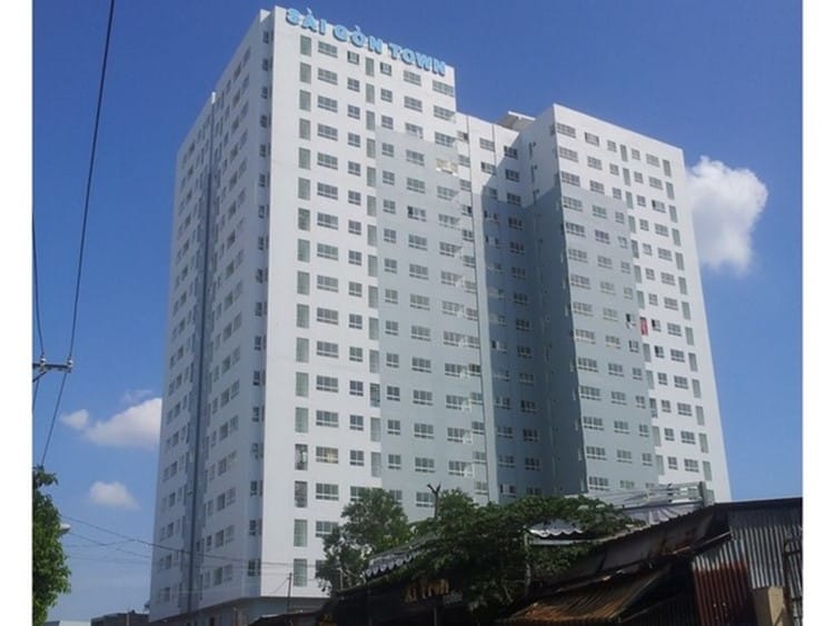 Diện tích căn hộ chung cư Sài Gòn Apartment quận Tân Phú là bao nhiêu m2?