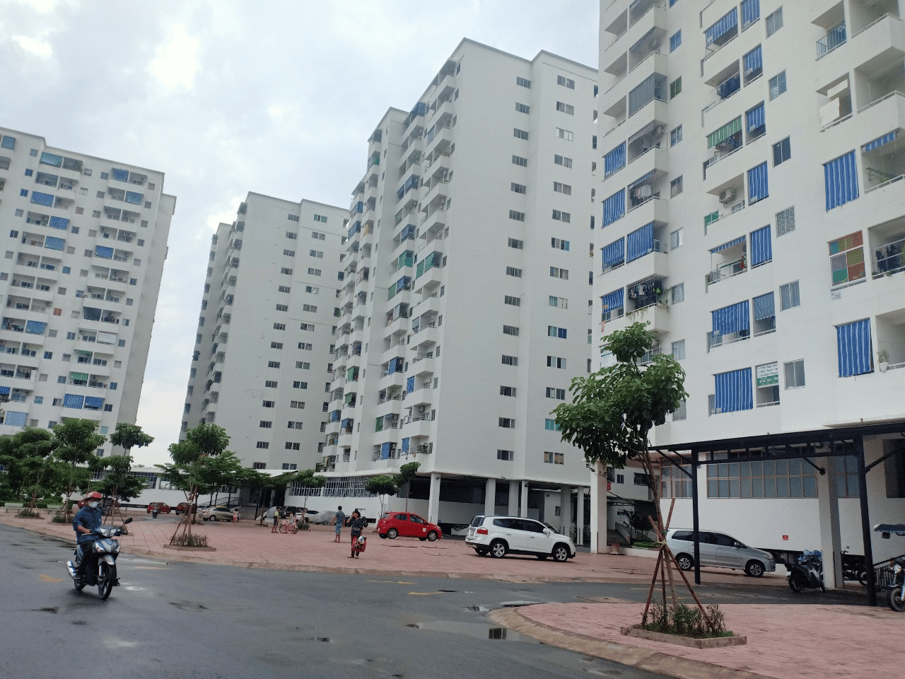 Diện tích căn hộ chung cư Lê Thành Tân Tạo quận Bình Tân là bao nhiêu m2?
