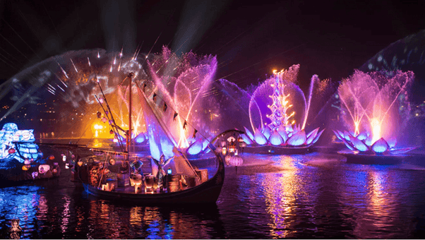 Khám phá show nghệ thuật thực cảnh trên sông The Grand Voyage khi vui chơi tại Mega Grand World Hà Nội