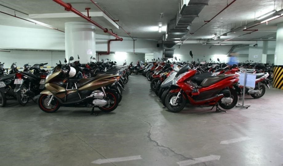 Có đủ chỗ đậu ôtô và xe máy tại chung cư Ecohome Phúc Lợi quận Long Biên không?