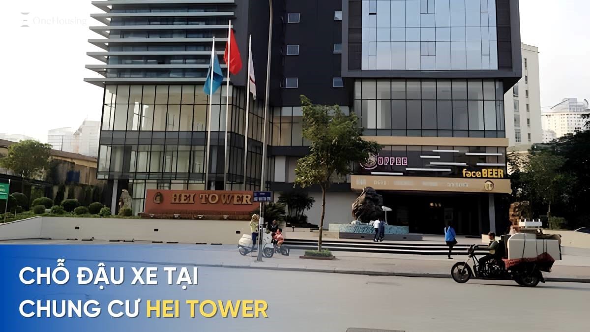 Có đủ chỗ đậu ôtô và xe máy tại chung cư Hei Tower quận Thanh Xuân không?