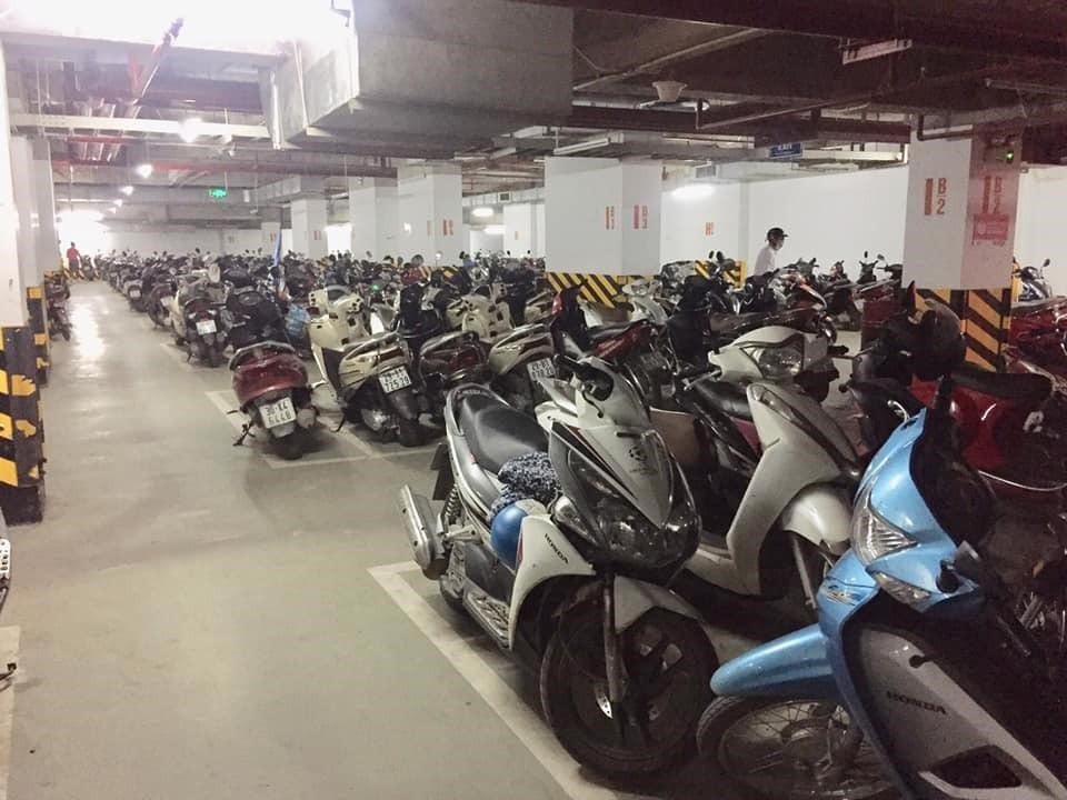 Có đủ chỗ đậu ôtô và xe máy chung cư Docklands Sài Gòn Quận 7 không?