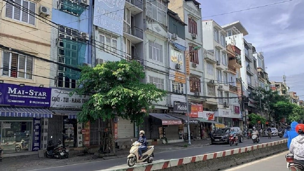 Nhà mặt phố tại phố Lê Hồng Phong, quận Hà Đông giá bán bao nhiêu?