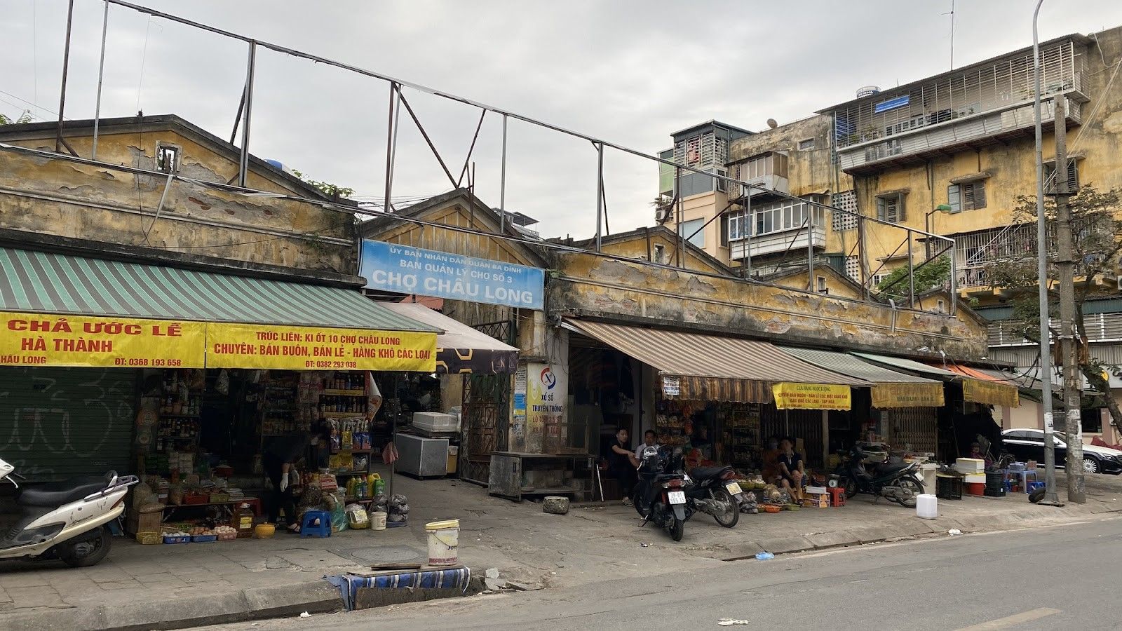 Nhà riêng gần chợ Châu Long, quận Ba Đình có giá bán bao nhiêu?