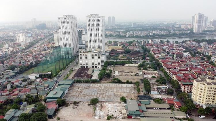 Đường, phố nào ở quận Hoàng Mai hiện có giá bán nhà đất thấp nhất?