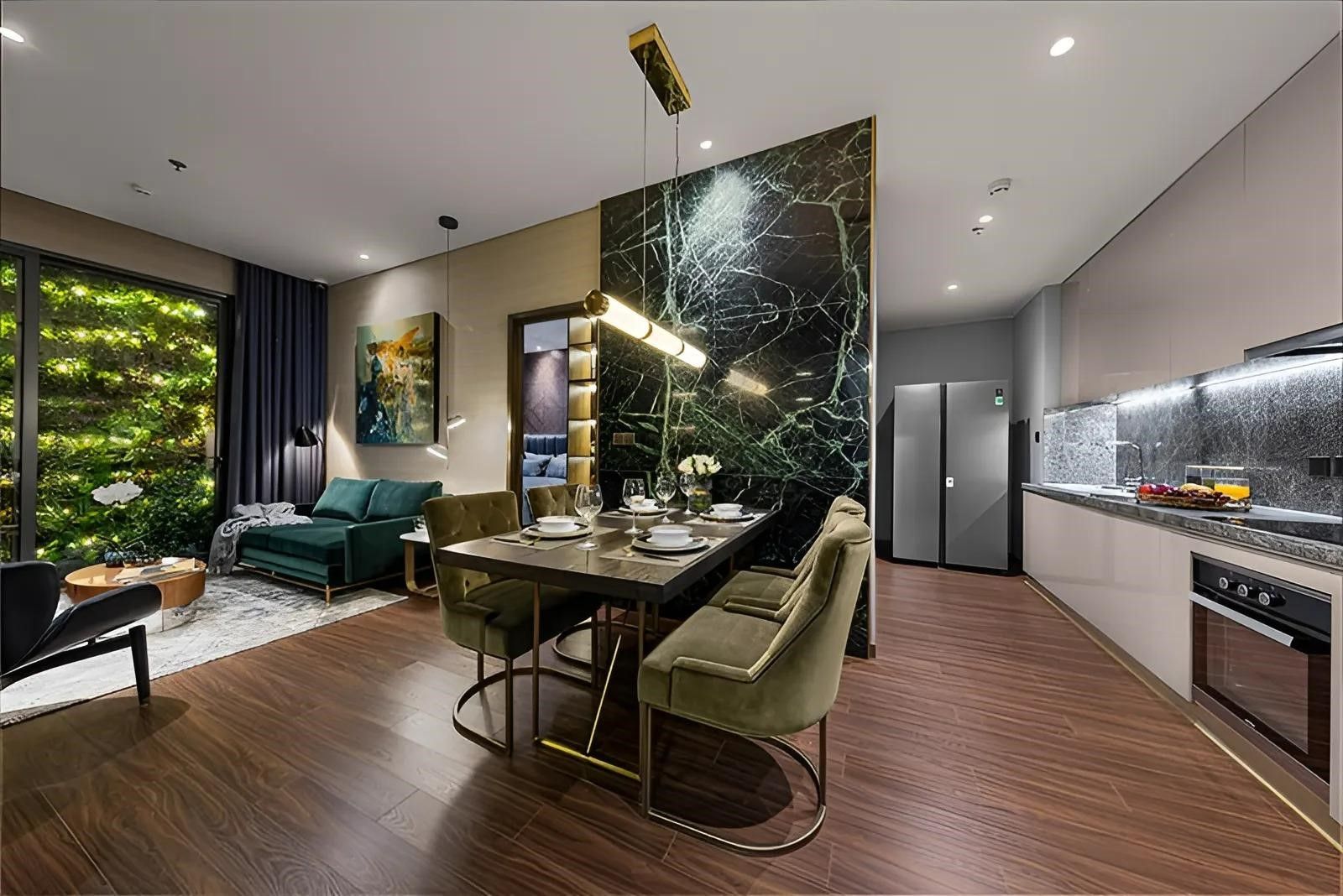 Đắm chìm trong vẻ lộng lẫy của phong cách thiết kế nội thất Luxury của căn hộ Masteri Waterfront