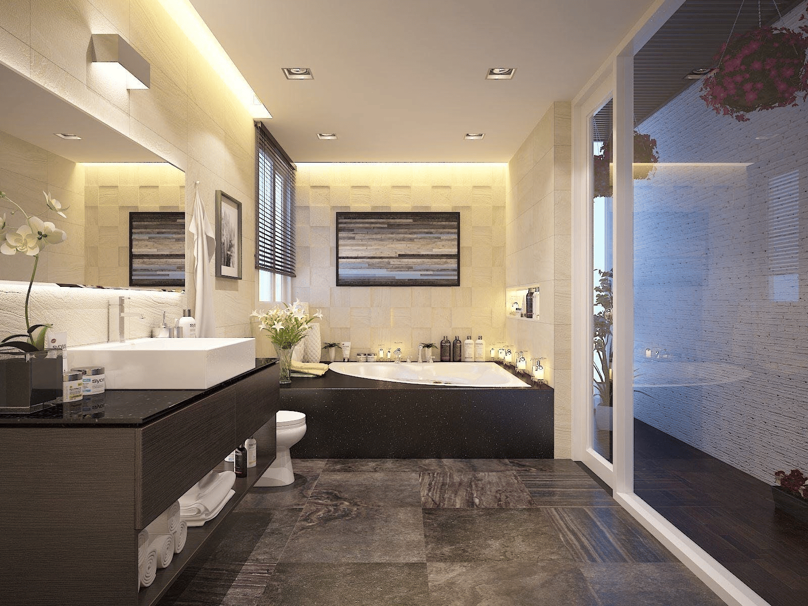 Tạm biệt phòng tắm lỗi thời trong căn hộ chung cư: Trải nghiệm đẳng cấp với thiết kế phòng tắm hiện đại