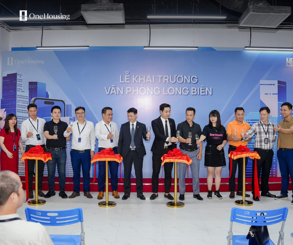 OneHousing chính thức có mặt tại Long Biên với văn phòng kinh doanh sang - xịn - mịn 