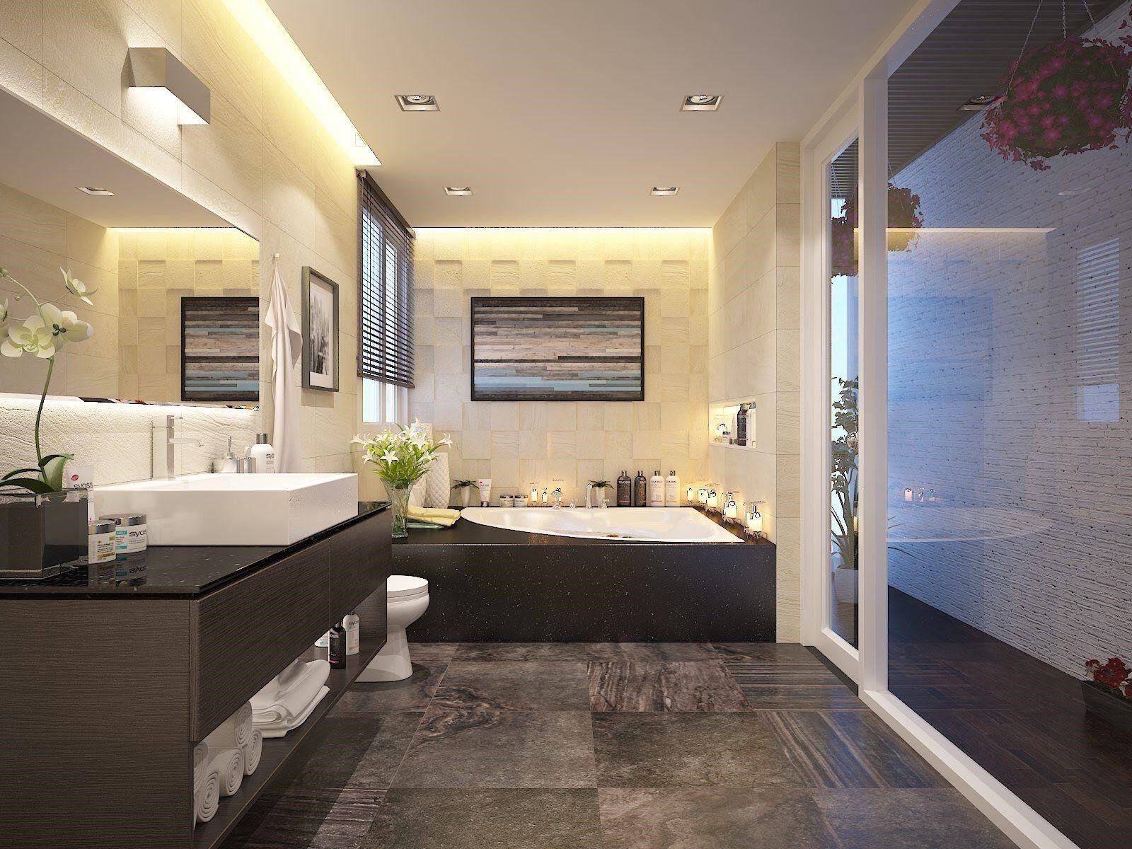 Thiết kế nội thất hiện đại cho phòng tắm như thế nào?