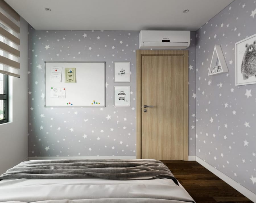 Chọn điều hòa công suất như thế nào phù hợp khi thiết kế nội thất phòng ngủ nhỏ?