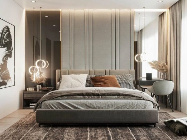 Thiết kế nội thất phòng ngủ nhỏ thế nào khi bị thiếu ánh sáng tự nhiên?