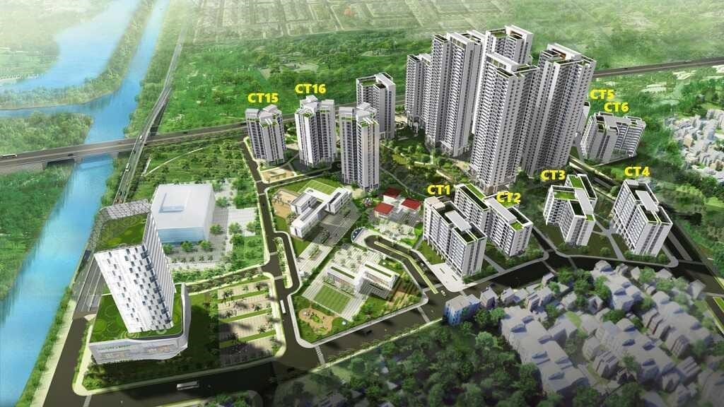 Tiện ích CT1 CT2 CT3 dự án nhà ở xã hội Hồng Hà Eco City thế nào? Giá bán ra sao?