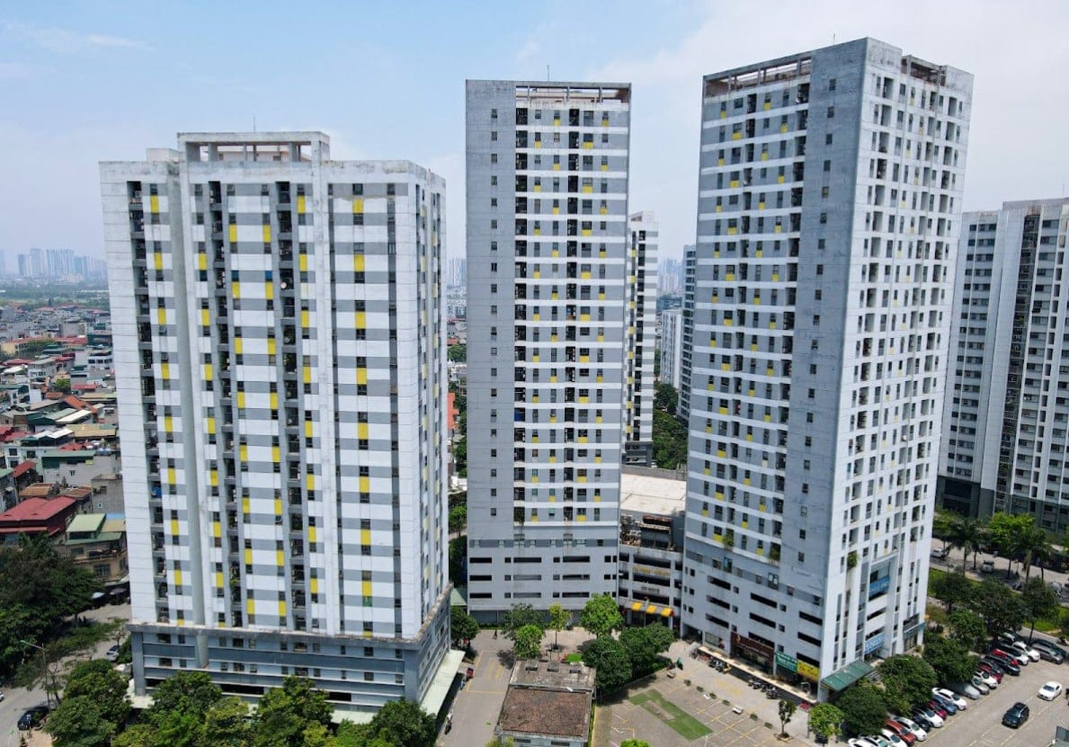 Quy mô và mật độ xây dựng chung cư Rice City Linh Đàm quận Hoàng Mai như thế nào?