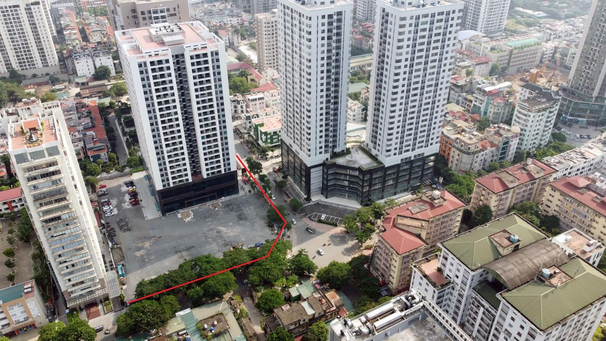 Quy mô và mật độ xây dựng chung cư The Legacy quận Thanh Xuân là bao nhiêu?