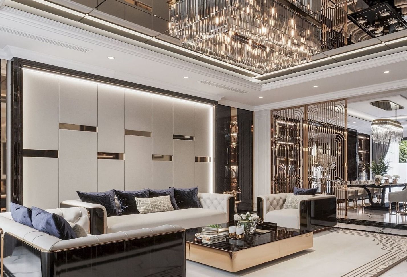 Phong cách thiết kế nội thất Luxury tân cổ điển có đặc điểm gì?