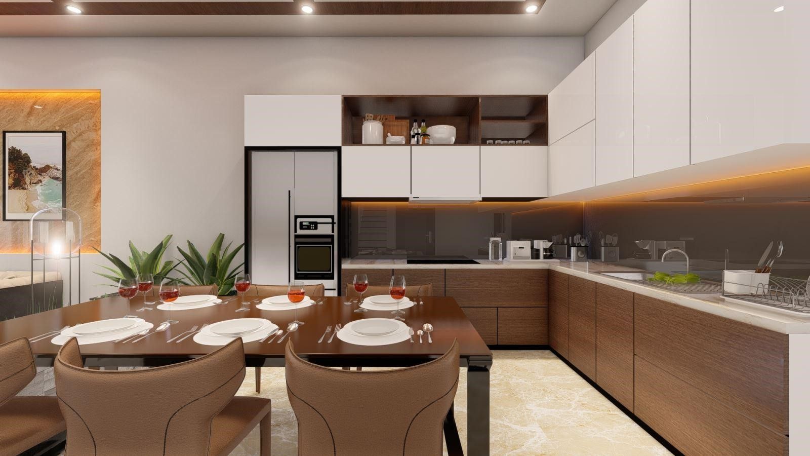 5 nguyên tắc thiết kế phòng bếp nhà chung cư hút tài lộc