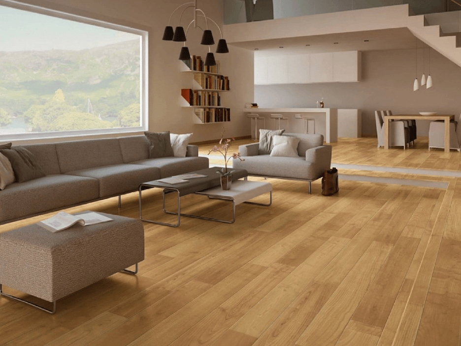 Bí quyết lựa chọn sàn gỗ cho phòng khách sang trọng
