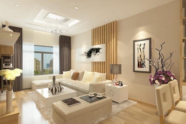 6 mẹo trang trí nội thất chung cư với trần nhà cao