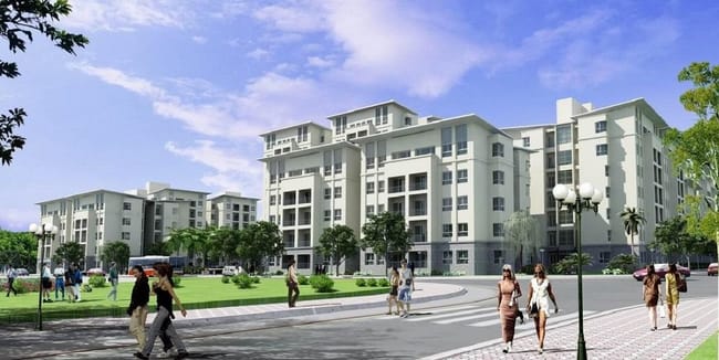 Quy mô và mật độ xây dựng chung cư A1 CT2 Linh Đàm quận Hoàng Mai như thế nào?