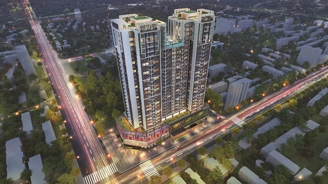 Quy mô và mật độ xây dựng chung cư The Legend quận Thanh Xuân là bao nhiêu?