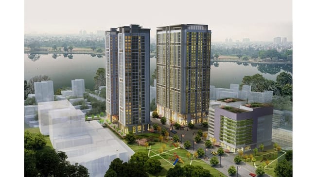 Quy mô và mật độ xây dựng chung cư Eco Lake View quận Hoàng Mai như thế nào?
